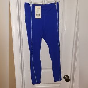 Fabletics Oasis leggings royal blue Large NWT